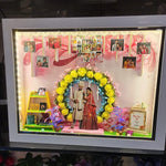 Personalised 3D Miniature Box Photo Frame with LED Lights as Anniversary Gifts (Customizable)