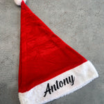 Personalised Christmas Santa Cap with Name – Custom Santa Hat for Kids, Couples & Family | Zestpics