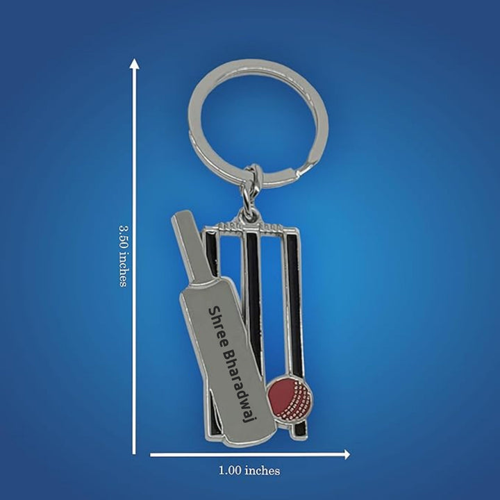 Custom Cricket Gear Keychain | Zestpics