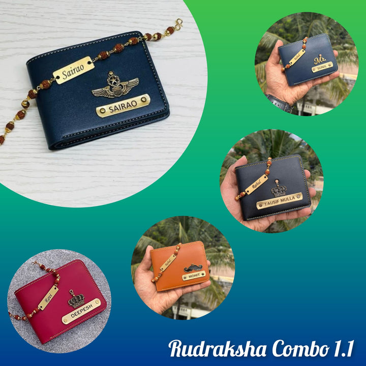 Gift box with men’s wallet and traditional rakhi for Raksha Bandhan – Zestpics