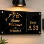Personalized Premium Acrylic House Name Plate | Zestpics