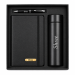 Personalised 3-in-1 Gift Set – Diary, Temperature Bottle & Pen