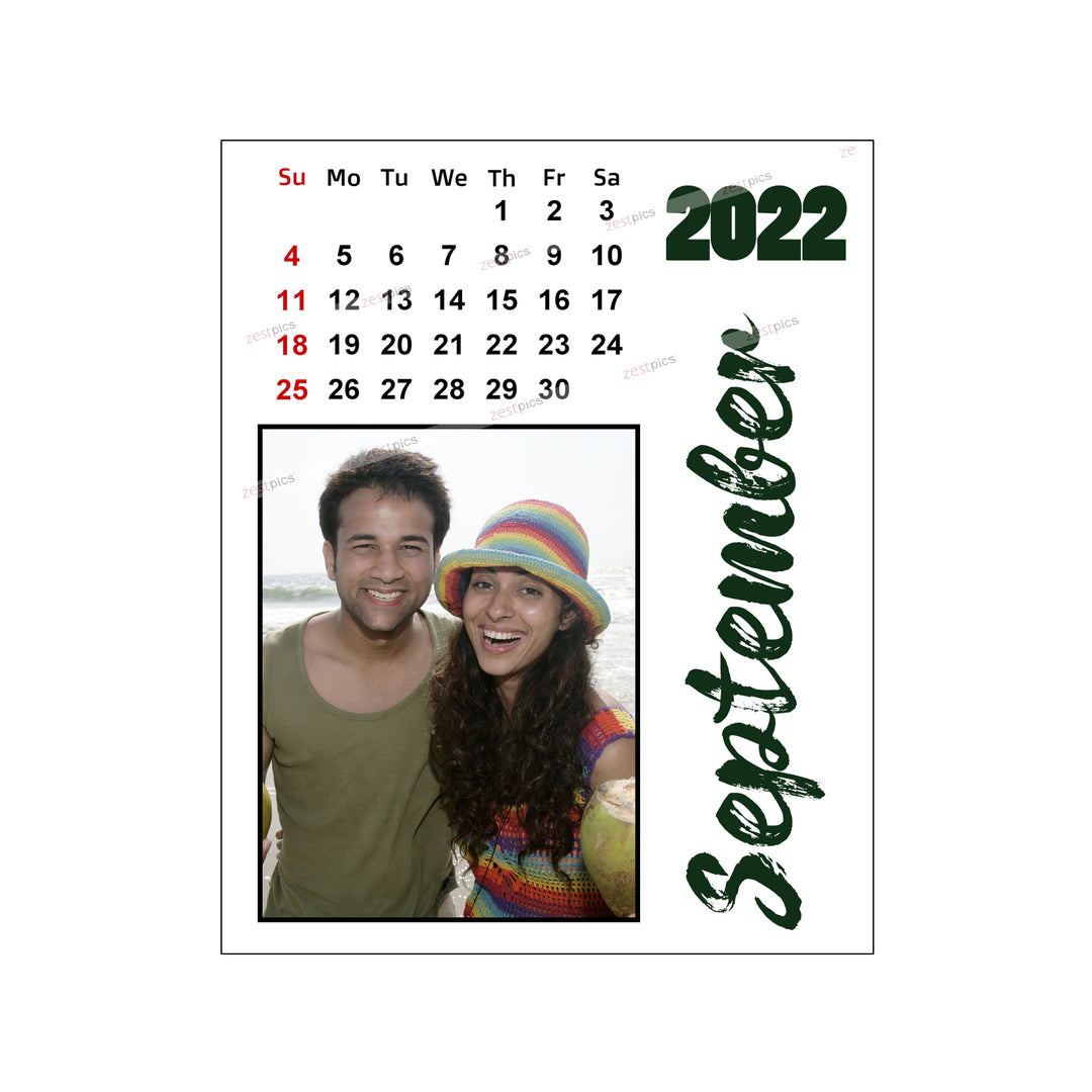 LED Photo Calendar 2022 - Personalized Photo Calendar Printing Online at Zestpics