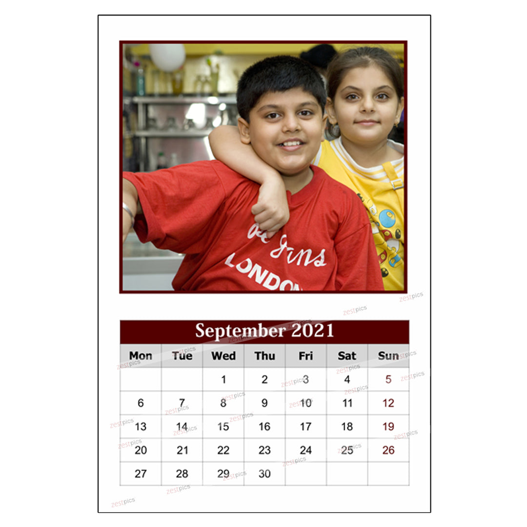Personalized Photo Wall Calendars 2021 & Custom Calendar | Zestpics