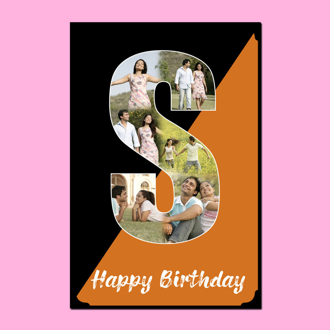 Alphabet Photo Frame | Anniversary Gifts | Birthday Gifts | Zestpics