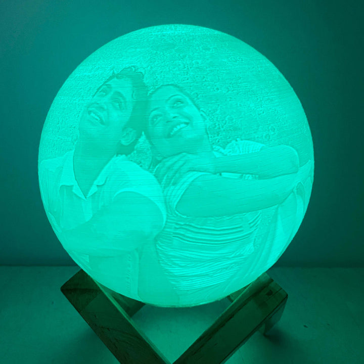 Personalised Moon Lamp | Personalised Couple Moonlight Lamp - Zestpics