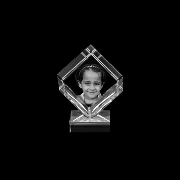 Buy Personalized Photo 3D Crystal Cubes online at Zestpics, India