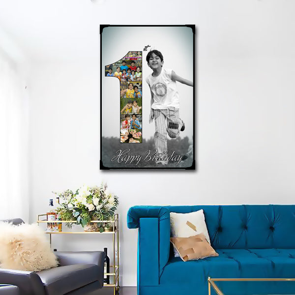 Make birthday photo frame with photographs combined together to form any number (up to 2 digits), custom made from your photographs using any number! birthday, anniversary dates photo collage frames. Personalized birthday gifts, birth date/year with photos collage, Unique personalized birthday gifts, birthday collage photo frames