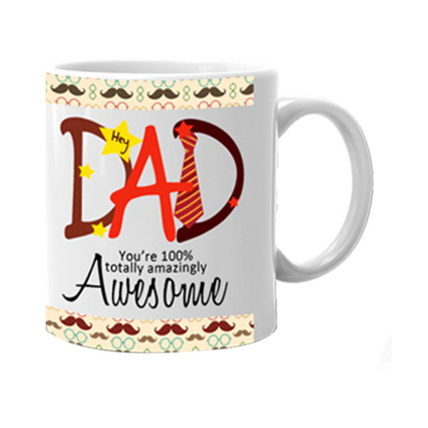 Make their mornings better with one of our personalised mugs. Add a dad photo, customise with a dad name.