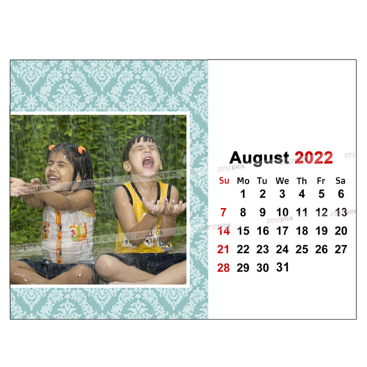 Buy/ Send Personalised Photo Calendars 2022 Online & Custom Calendar | Zestpics