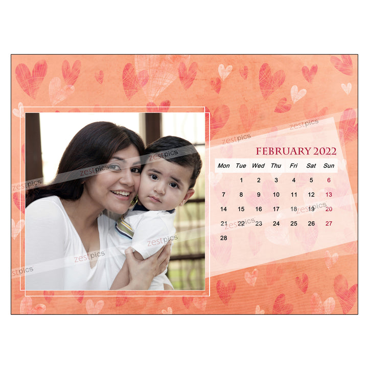 2022 Picture Calendar - Personalized Photo Calendar Printing Online | Zestpics