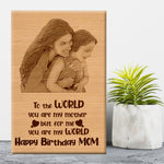 Birthday Gifts Mother Personalized Engraved Photo Plaque Gift For Her