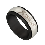 Name Engraved Men's Ring
