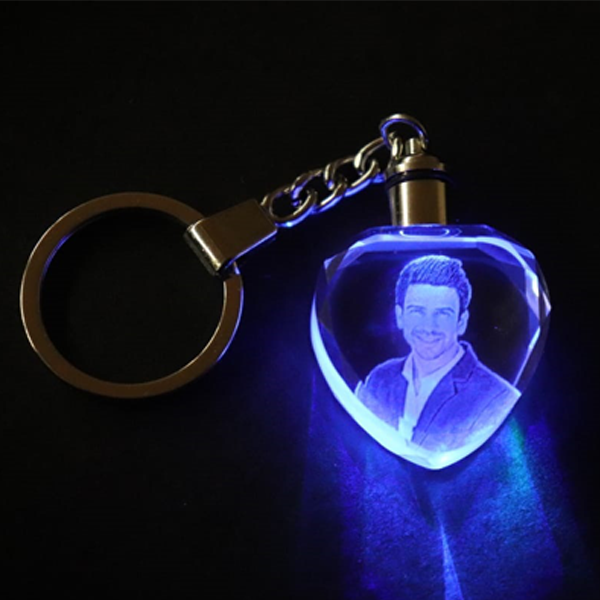 Heart Crystal Keychain