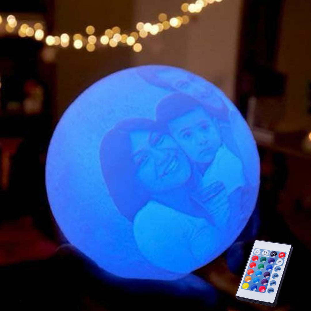 Personalised Moon Lamp | Personalised Couple Moonlight Lamp - Zestpics