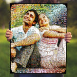 Personalised Mosaic Photo Frame – Custom Photo Collage Portrait