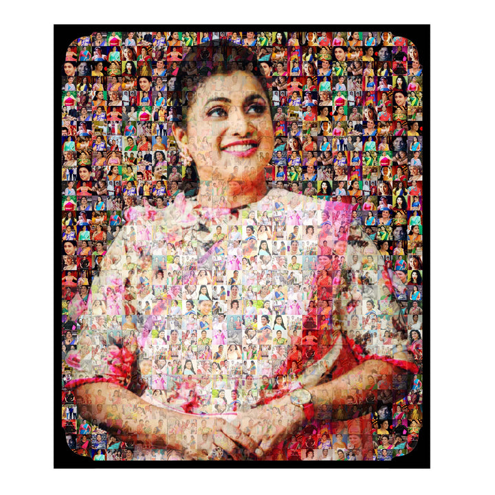 Photo Mosaic, Mosaic Photo Frame, Buy Personalized Mosaic Photo Frame Online in India