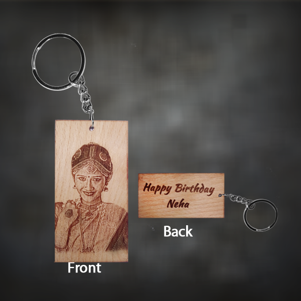 Buy Wooden Keychains Online in India with Custom Photo Printing | Zestpics