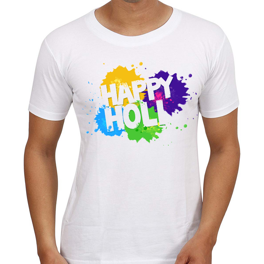 T Shirts Holi Festival - Buy Holi T Shirts online in India at Zestpics