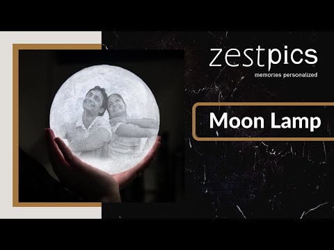 Moon Lamp, Photo Moon Lamp | Personalised Couple Moonlight Lamp - Zestpics