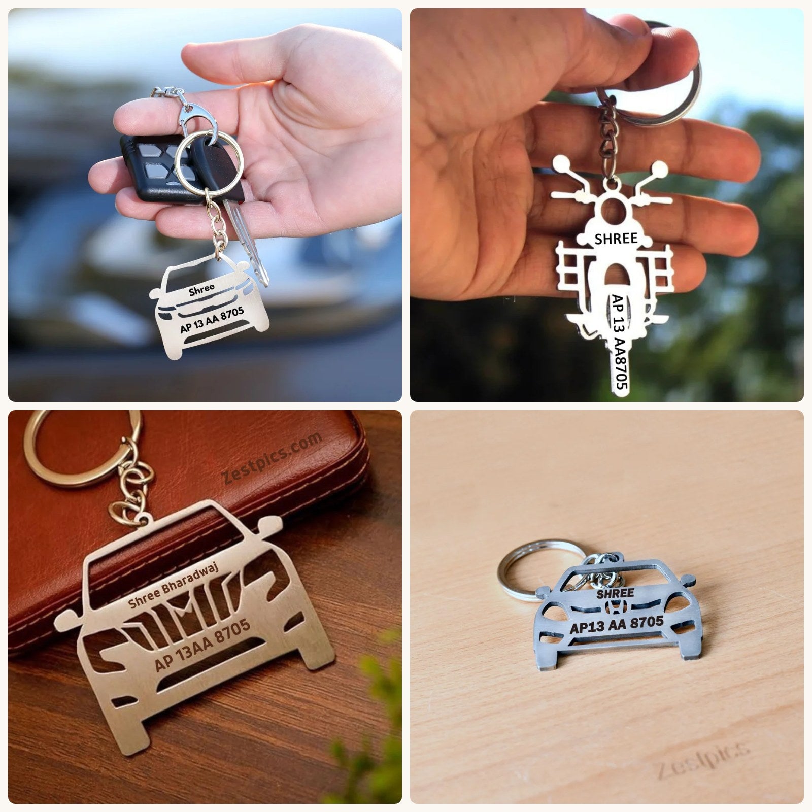 Number Plate Keychain Design Number Plate Keychain | Customised Number Plate Keychain | Zestpics
