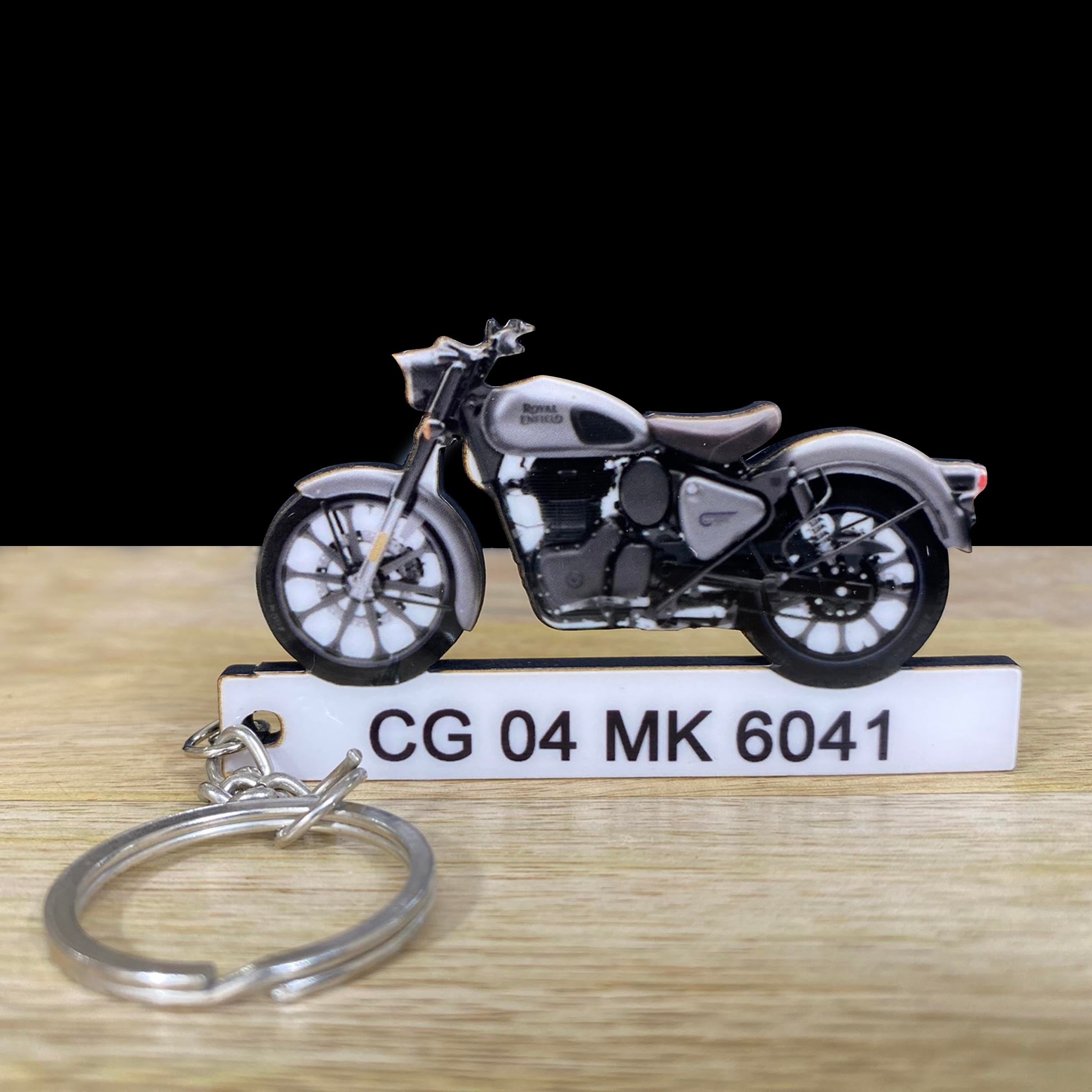 VillageTiger Motor Bike Silver Plated Metal Keychain Keyring Compatible  With Yamaha RX 100, MT-15 CYW, YZF R15, FZS 25, Fascino 125 Fi Sports Bikes,  Scooters Key Chain (Arch Shape) : Amazon.in: Fashion