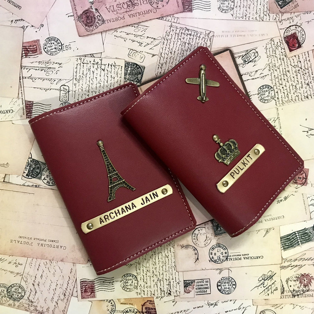 Passport Leather Cover, Customised Passport Holder | Zestpics