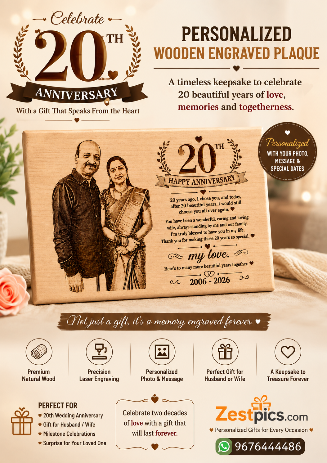 20th anniversary gift | Zestpics