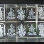 Lord Ganesha 3D Crystals