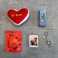 5 senses valentine gift box personalised | Zestpics
