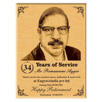 Personalised engraved wooden plaque – Adorable retirement gift | Zestpics.com