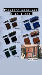 Premium Bangkok Thailand leather travel set - stylish and durable | Zestpics