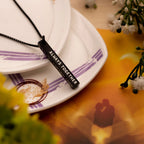 Bar Pendant | Buy Bar Pendant Necklace with Name online at Zestpics