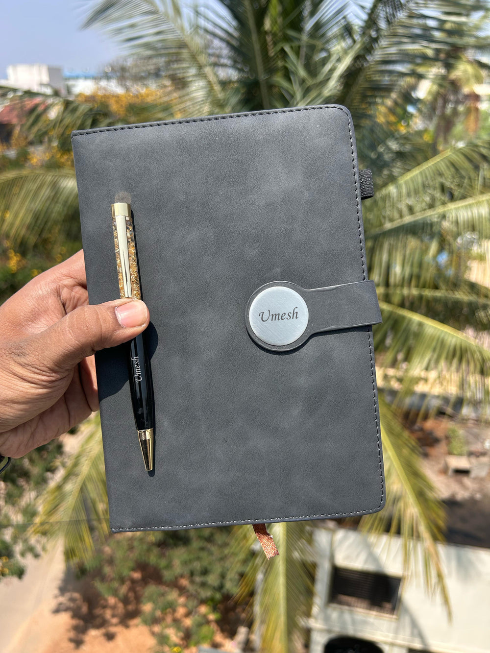 Name Printed Pen with Diary Gift Set – Zestpics
