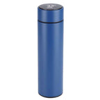 Custom Engraved Smart Flask with Touch Screen Temperature Display – Blue | Zestpics