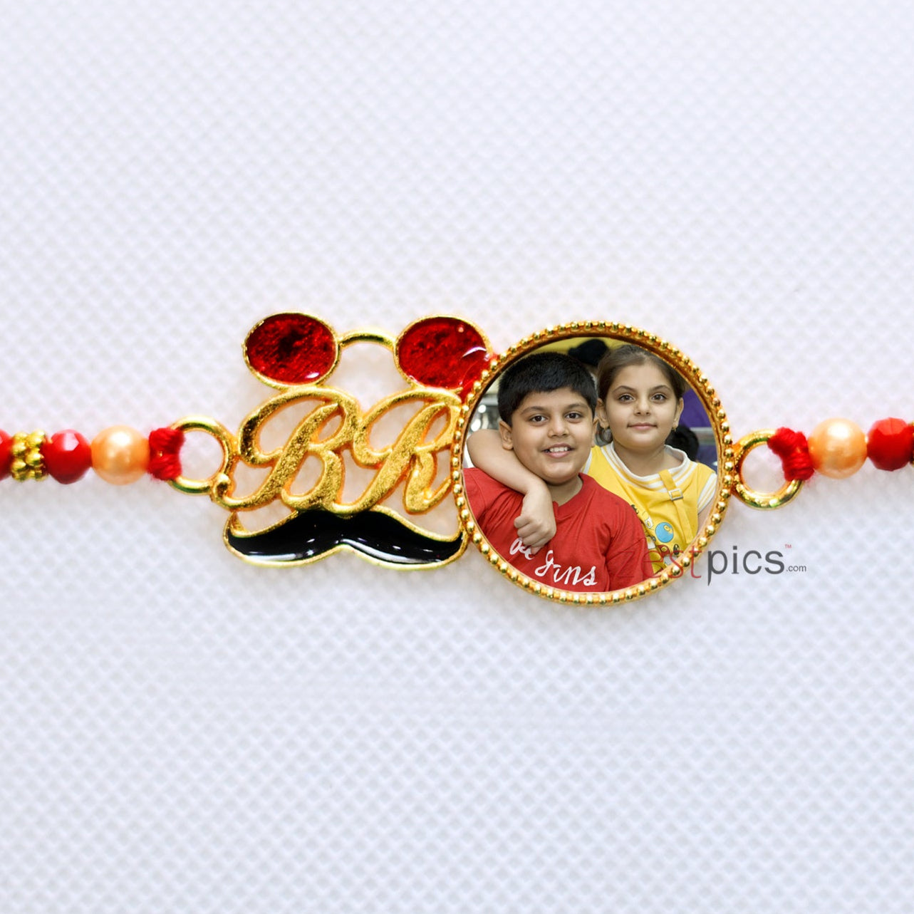 Emotional photo rakhi gift for brother from Zestpics

