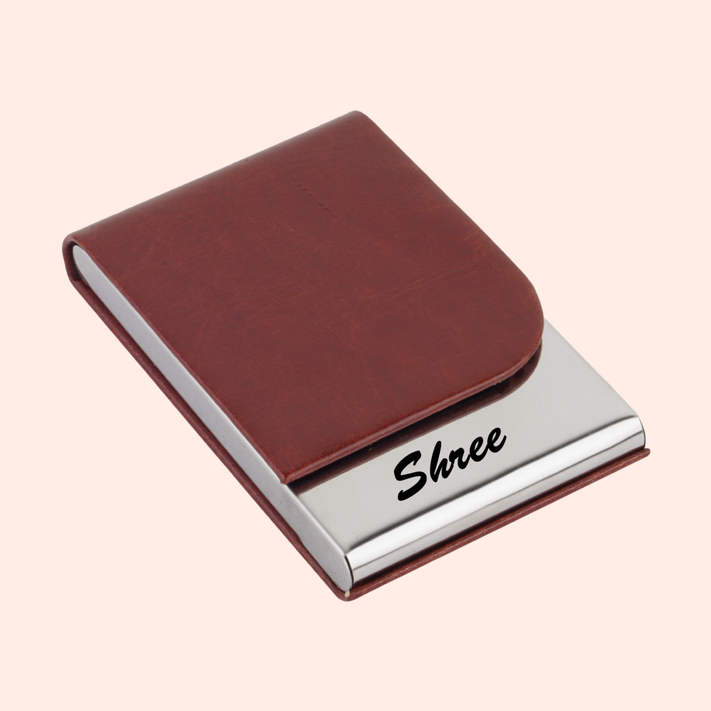 Custom Card Holder - Personalised Business Card Holder | Zestpics