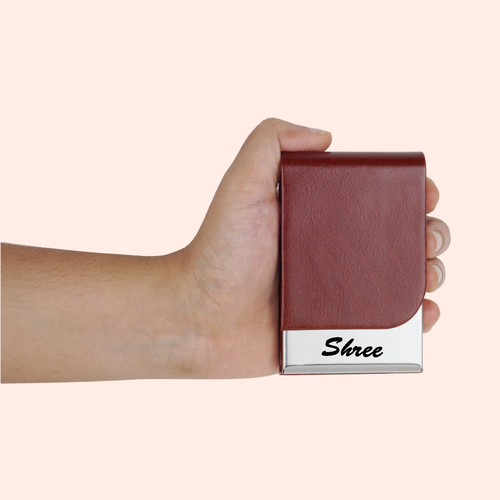 Custom Card Holder - Personalised Business Card Holder | Zestpics