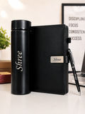 Personalized Executive Gift Combo with Custom Name Notebook, Bottle & Pen | Premium Corporate Gift  Zestpics