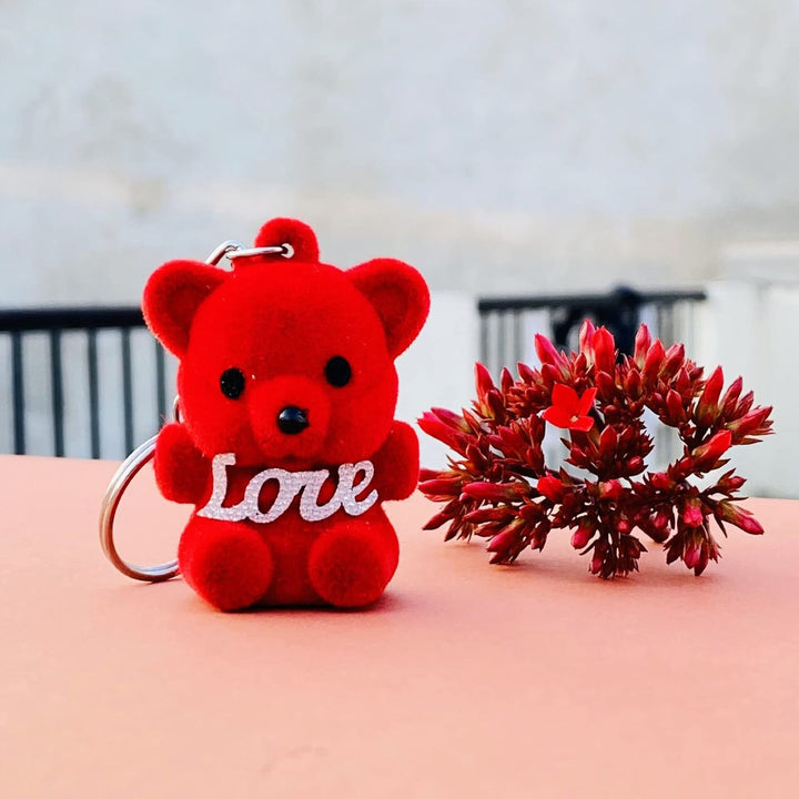 Cute Teddy Bear Keychain | Zestpics