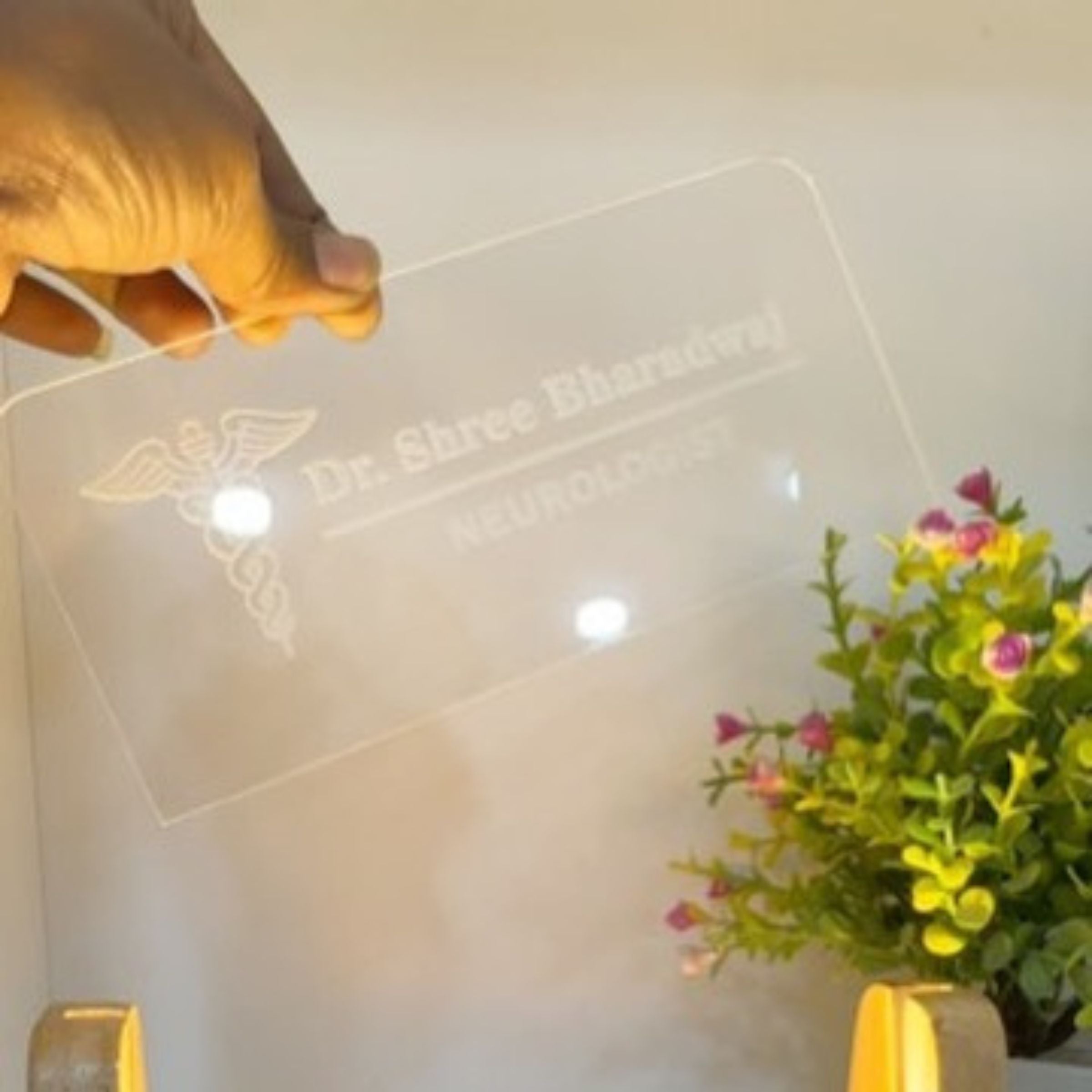 Doctor Acrylic Name Plate | Zestpics
