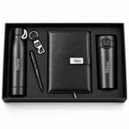 Employee welcome kit – personalised joining kit with engraved bottle, travel mug, diary, metal pen and keychain