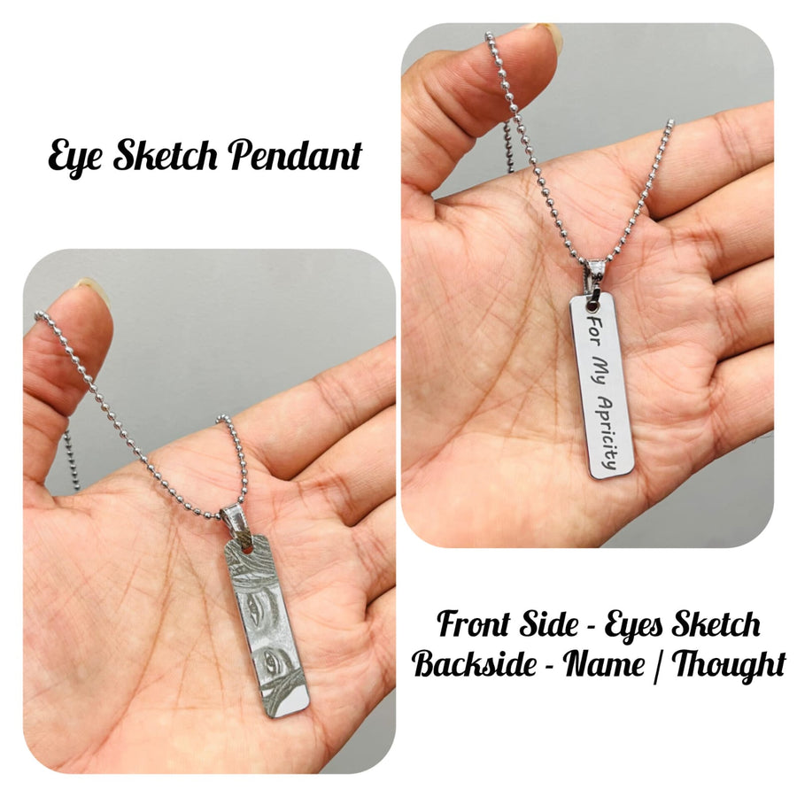 Personalized Eye Pendant, Personalized Eye Necklace Jewellery | Custom ...