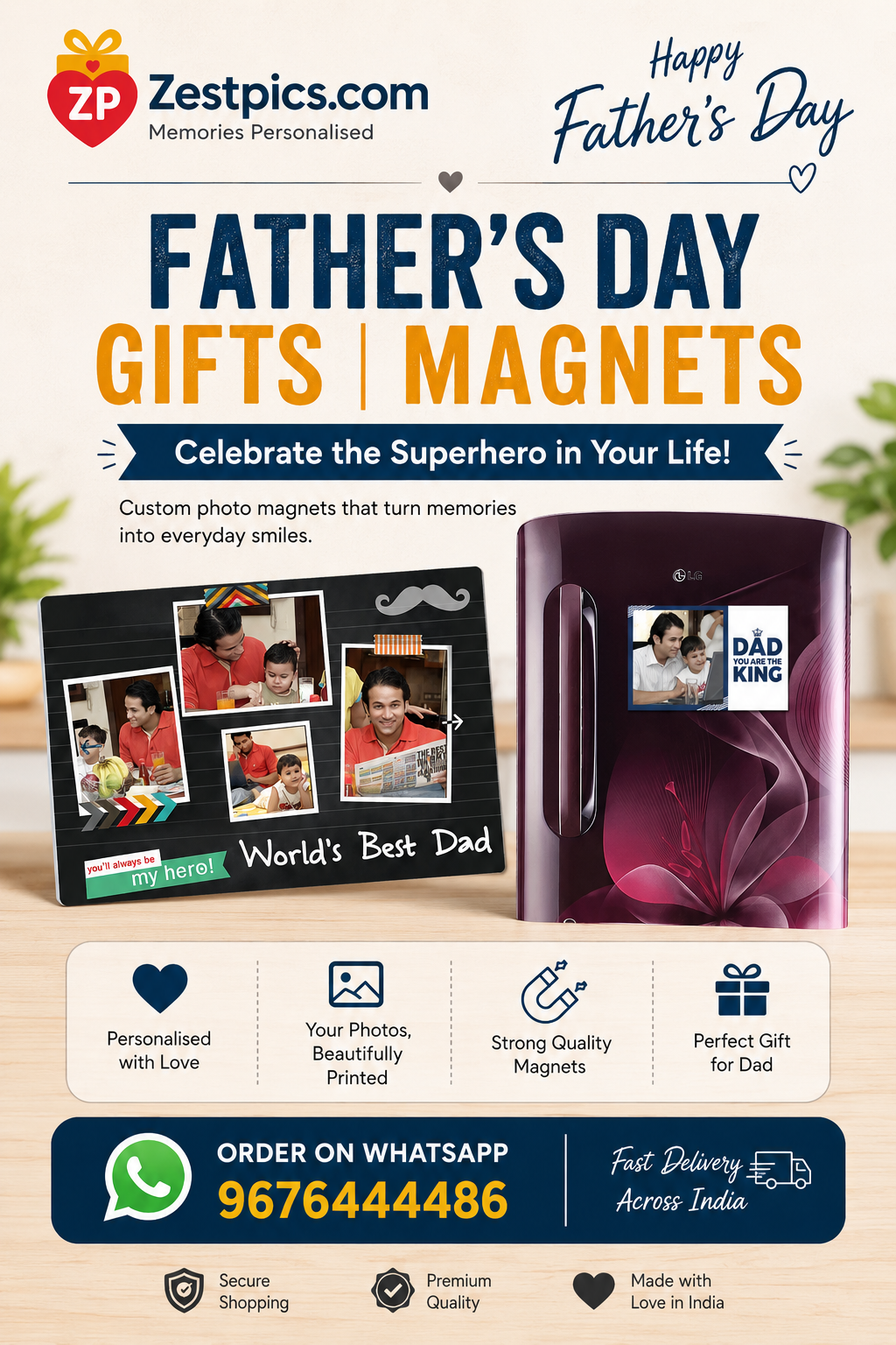 Father's Day Magnets | Zestpics