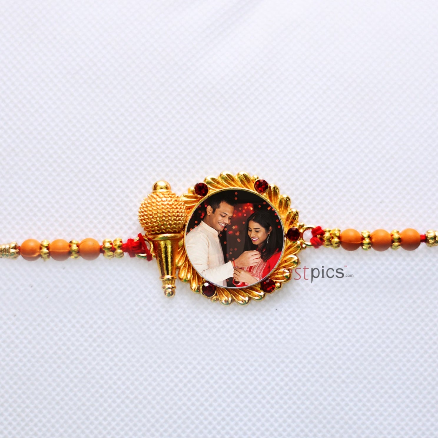 Personalized Human Gadha Rakhi for Brother on Raksha Bandhan | Zestpics

