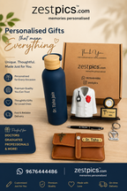 Personalized Doctor Gift Combo | Water Bottle, Clock Pen Stand & More | Zestpics