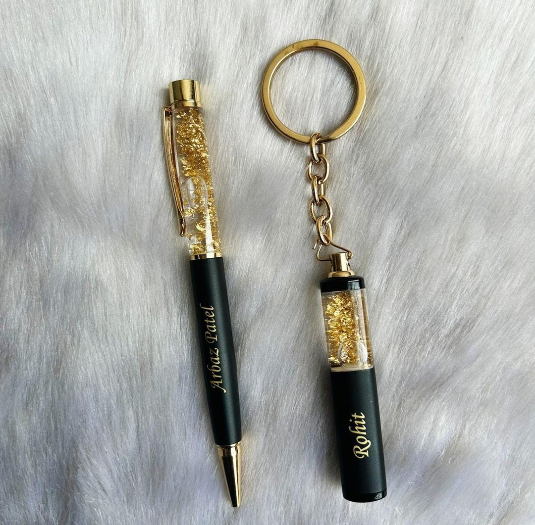 Gold Flake Pen