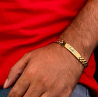 Unique name engraved bracelet for best friend gift - Zestpics

