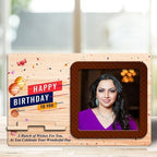 Happy Birthday Photo Frame with Mobile Stand