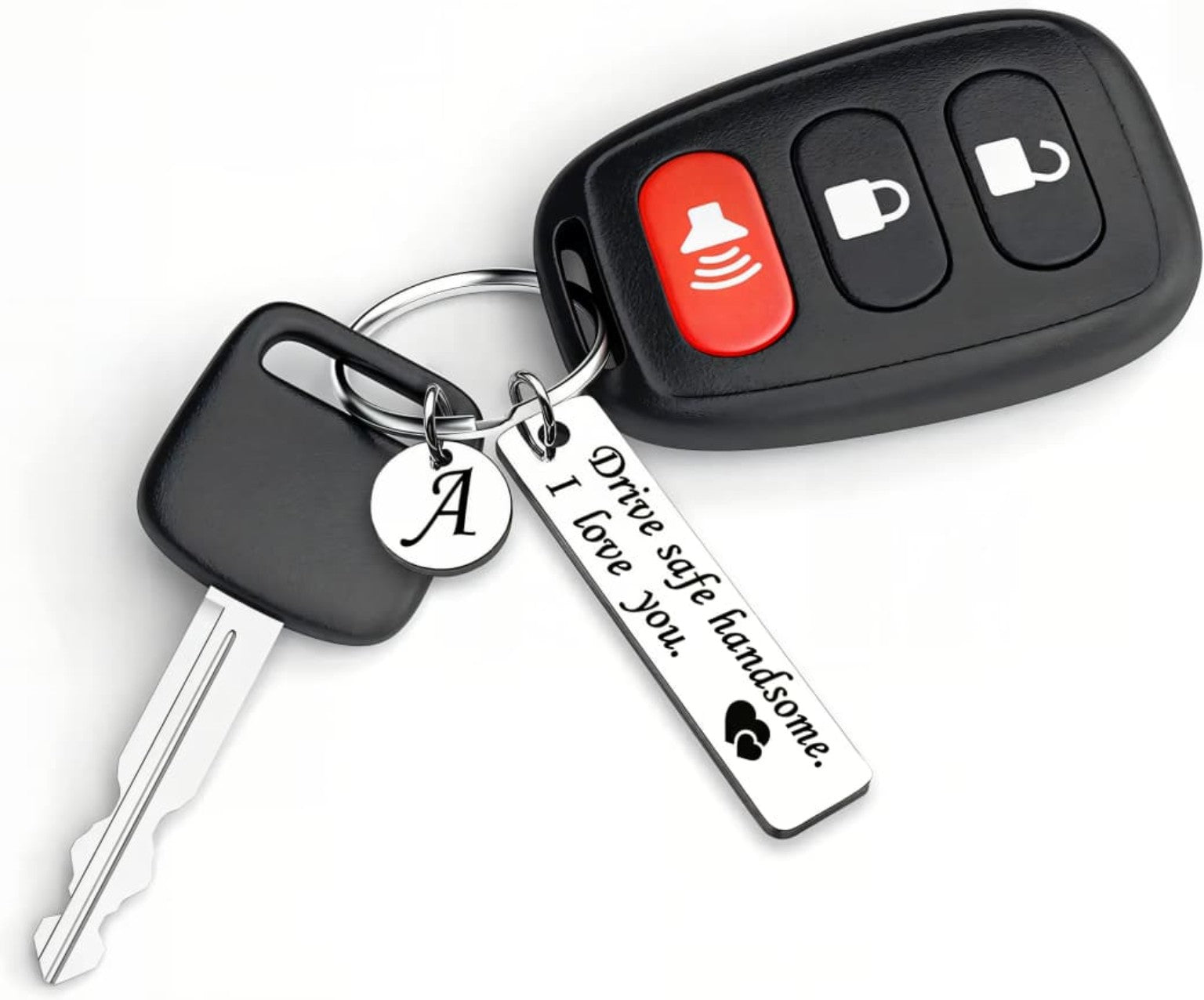 Custom Stainless Steel Couple Keychain | Zestpics
